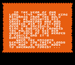 Defender of the Crown screenshot 4 for NES
